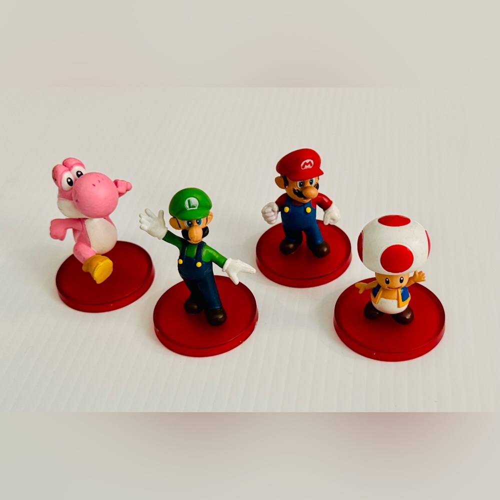 Super Mario Character Figurine Set 4 Nintendo